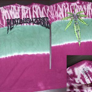Flatbush Zombies Official Tie-Dye Rap Band Merch Double Sided Shirt Medium